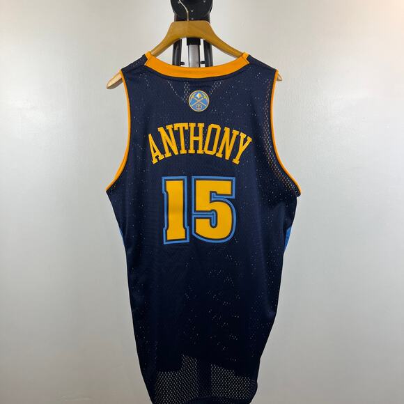 Adidas 2011 Carmelo Anthony Denver Nuggets Swingman #15 NBA Jersey Mens XL - Picture 10 of 12